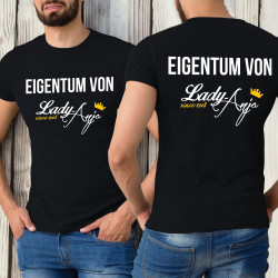 T-Shirt schwarz "Eigentum...